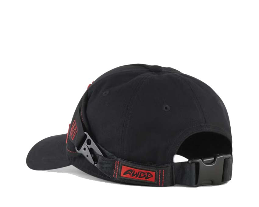 Puma x A$AP Rocky Seatbelt Cap Black dos — dos casquette A$AP Rocky noire