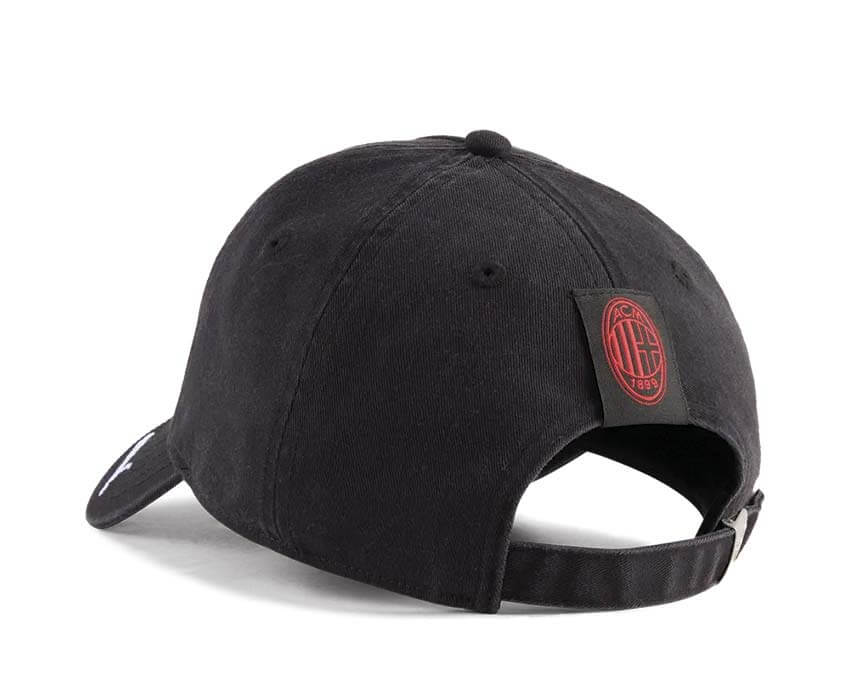 Puma ACM Culture Cap dos — dos casquette AC Milan rouge noir Puma