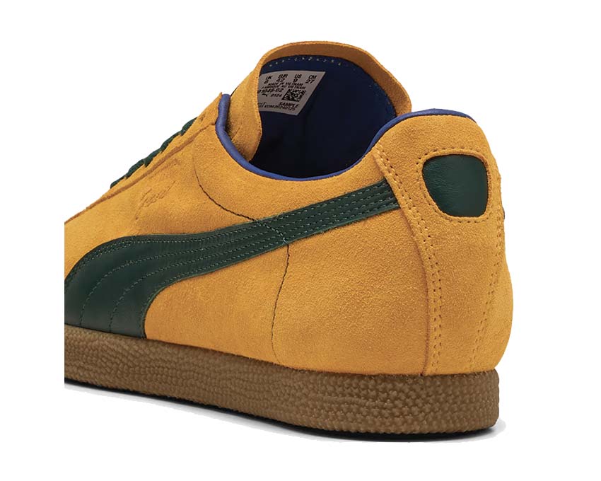 Puma Brasil Tangerine Dark Myrtle semelle — semelle caoutchouc
