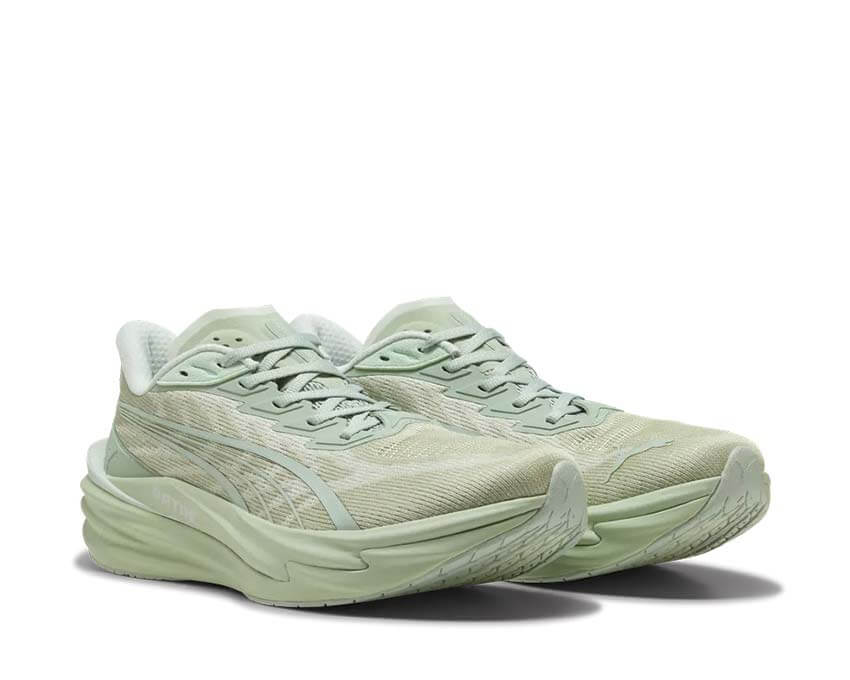 Puma Deviate Nitro 4 Vert semelle — semelle Nitro mousse vert performant