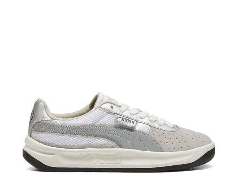 Puma GV Special LMC Warm White Cool Mid Gray — men's sneaker leather grey