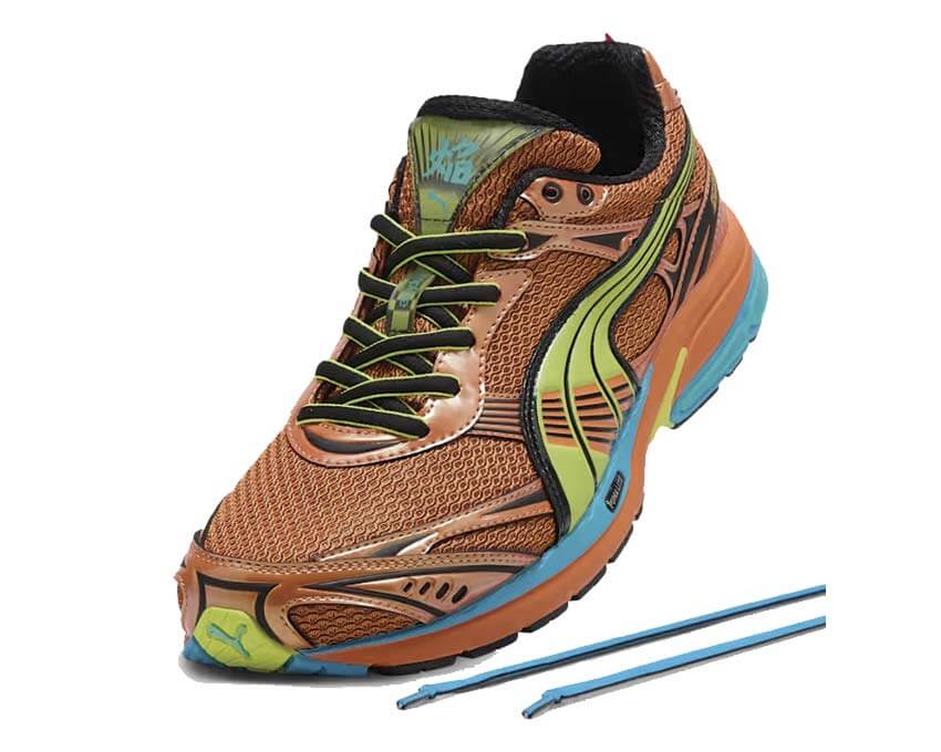 Puma Homura OG+ Rouge vue latérale — rouge heat fire Homura OG+ running