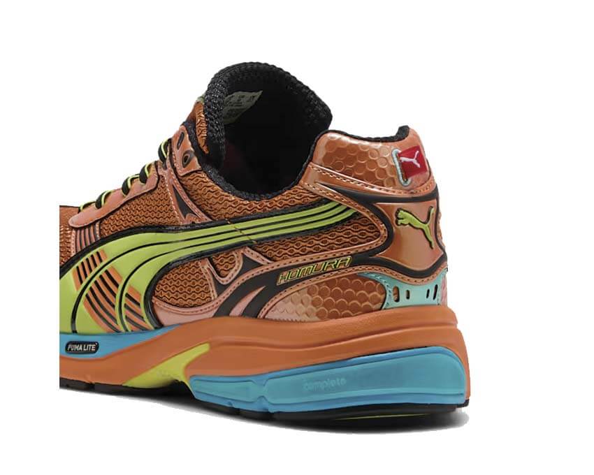 Puma Homura OG+ Rouge détail — détail logo Puma Homura OG+ rouge feu
