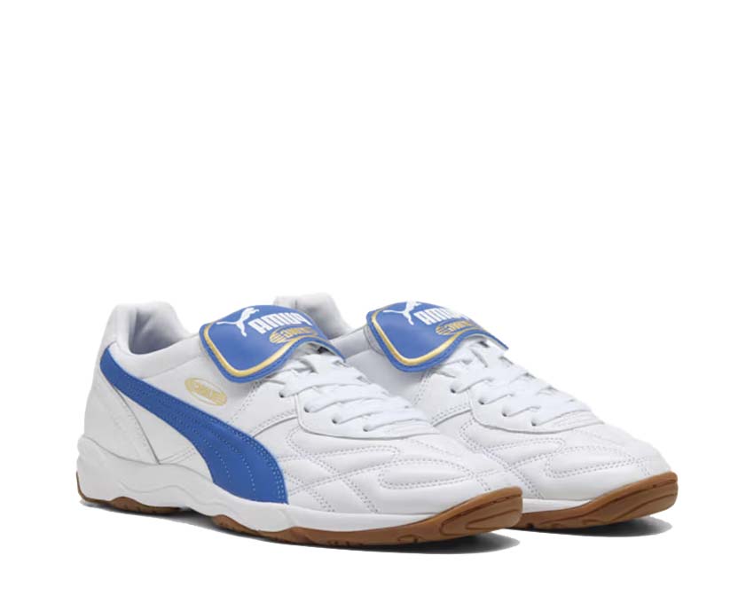 Puma King Indoor White Mountain Blue semelle — semelle gomme indoor