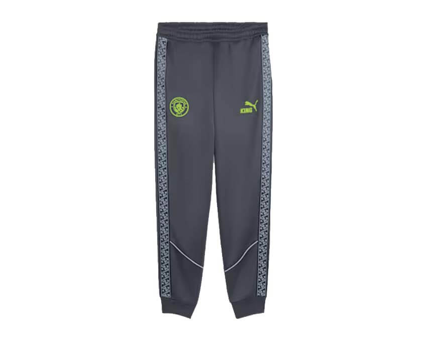 Puma MCFC KING Anthem Pant Gris — pantalon de survêtement Man City gris Puma KING