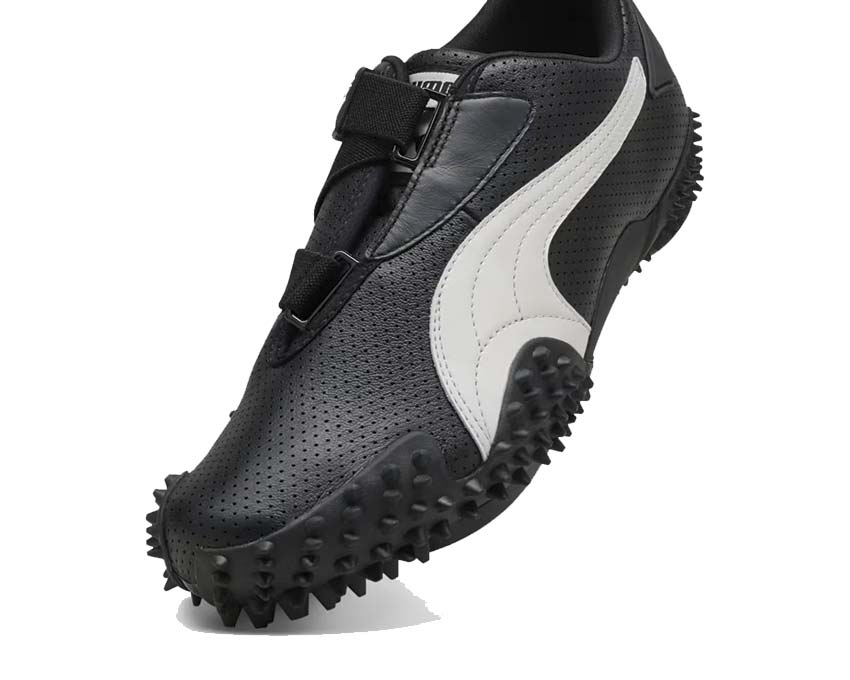 Puma Mostro Perf Black vue latérale — perforations Mostro