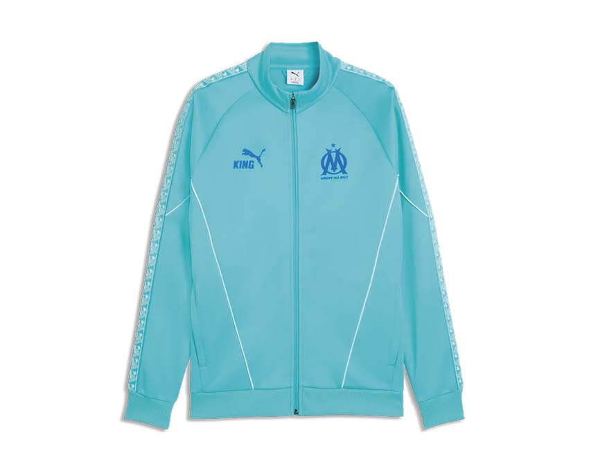 Puma OM KING Anthem Jacket — veste anthem Olympique Marseille blanc Puma football