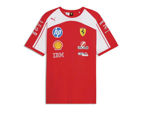 Puma Scuderia Ferrari HP Replica Tee Rouge — t-shirt Ferrari Puma rouge sport F1 motorsport