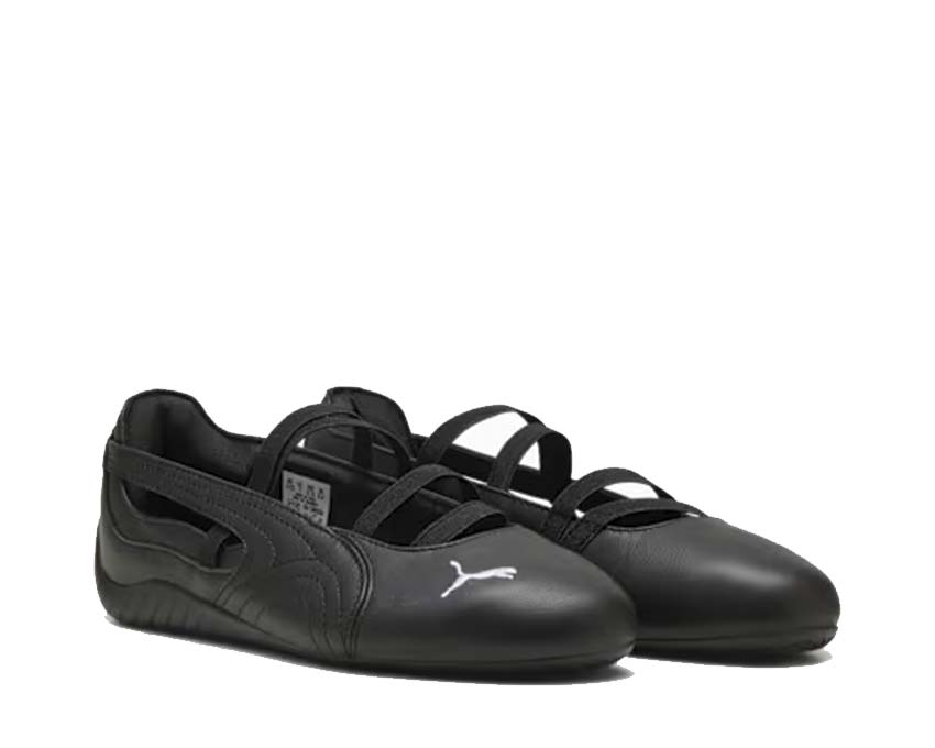 Puma Speedcat Ballet LTH Wns Black detail — full grain leather Speedcat