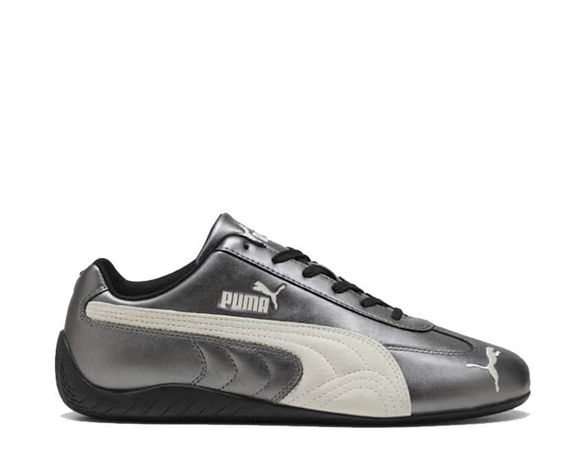 Puma Speedcat Metallic Argent — sneaker homme cuir métallisé argent sport racing vintage