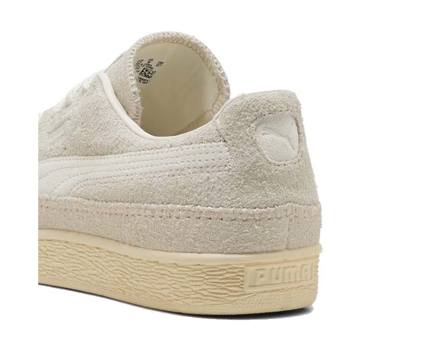 Puma Suede Moccasin White détail — mocassin daim blanc premium