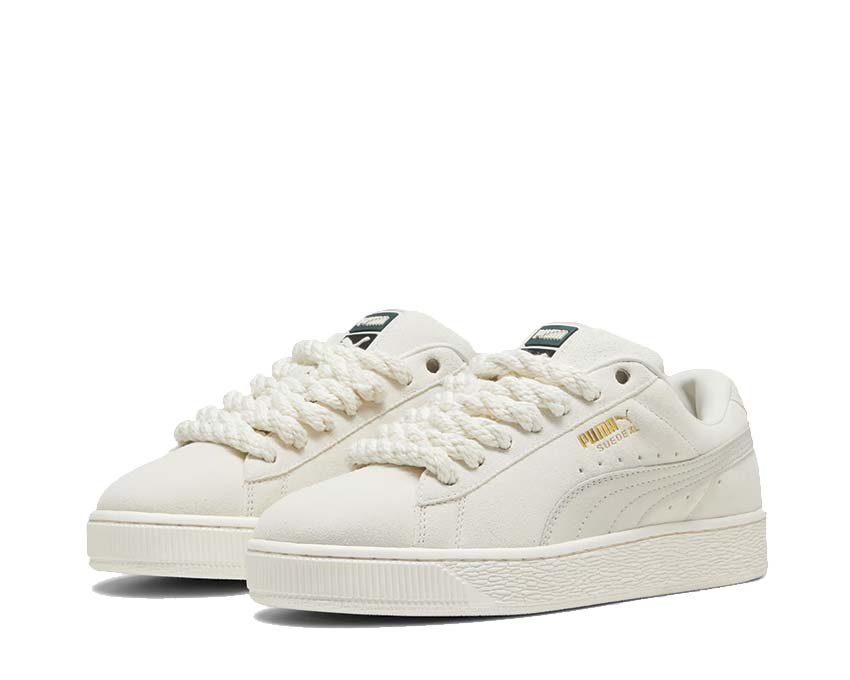 Puma Suede XL Rope Frosted Ivory Vapor Grey vista lateral — ante oversized
