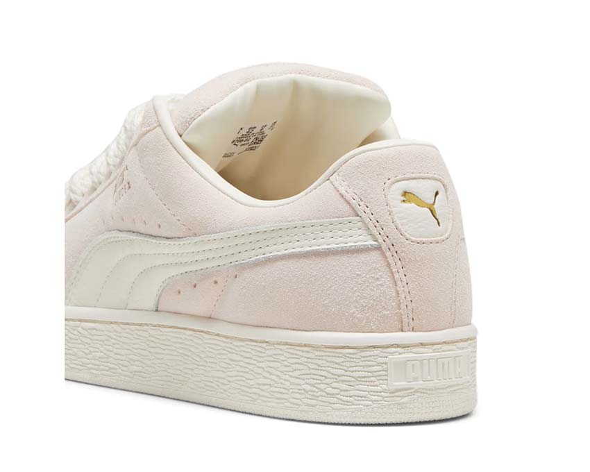 Puma Suede XL Warm White Island Pink suela — suela gruesa