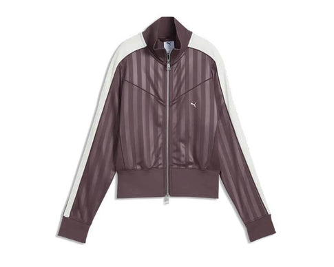Puma T7 Track Jacket W Rich Cocoa — veste de survêtement femme cacao sport T7