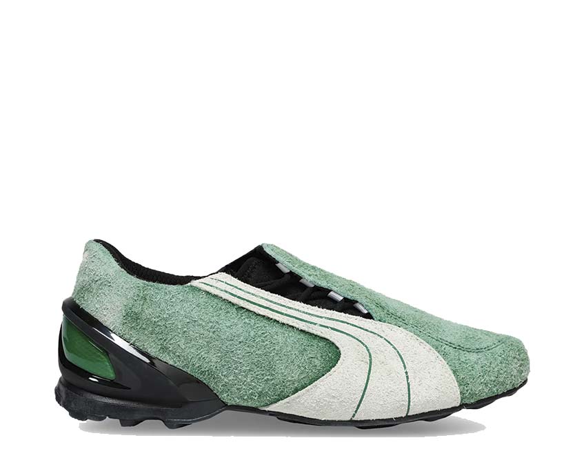 Puma V-S1 KidSuper Green — sneaker homme collab KidSuper vert artistique