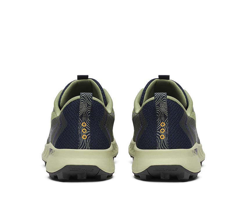Saucony Peregrine 15 GTX Hemlock Navy détail — semelle EVA