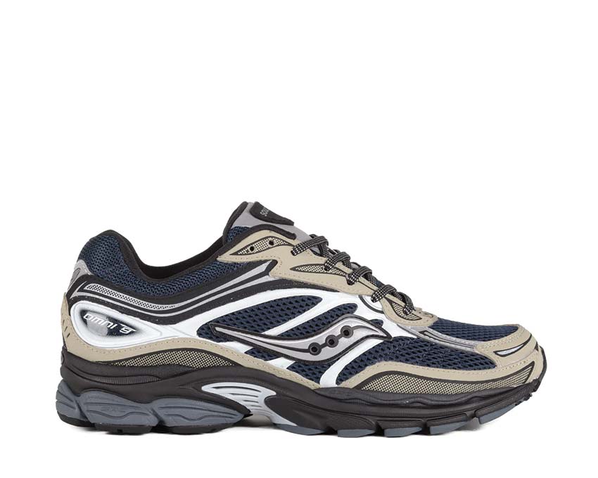 Saucony Progrid Omni 9 Blue Brass — running hombre amortiguación ProGrid
