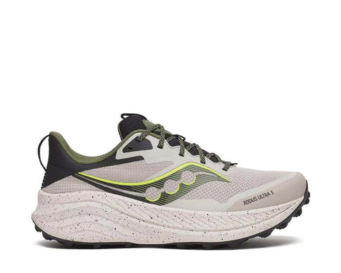 Saucony Xodus Ultra 3 Dove Olivine — unisex running ProGrid cushioning