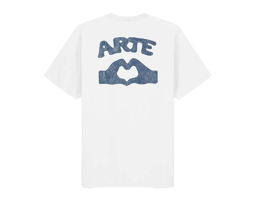 Arte Diels Stitch T-shirt White — men's white t-shirt stitching