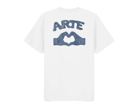 Arte Diels Stitch T-shirt White — men's white t-shirt stitching