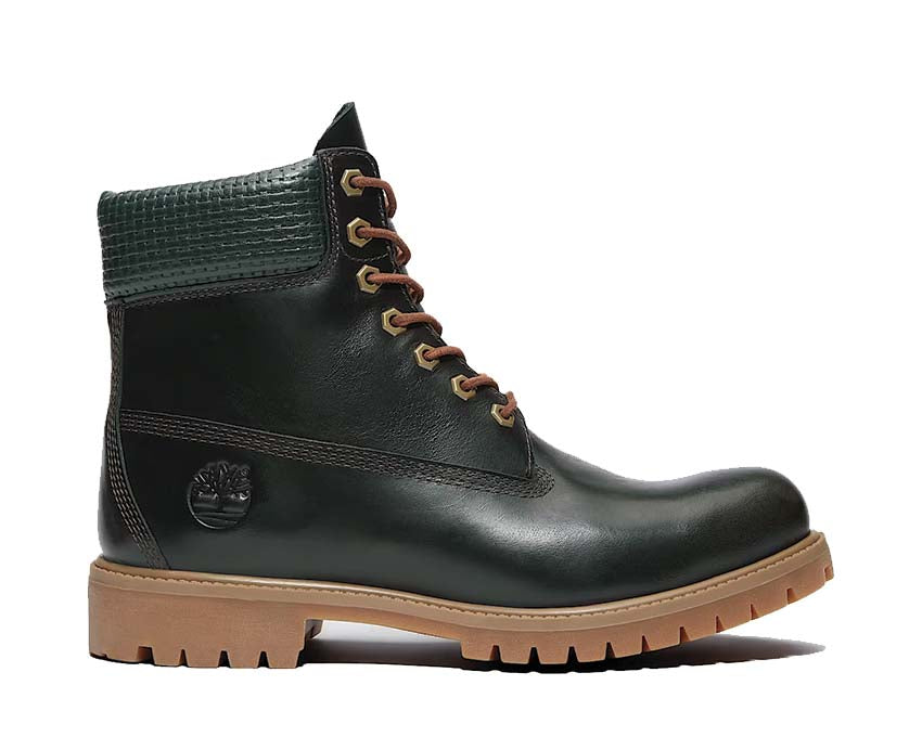 Timberland Premium 6 Inch Boot Vert Forêt — boot homme cuir grain vert forêt imperméable