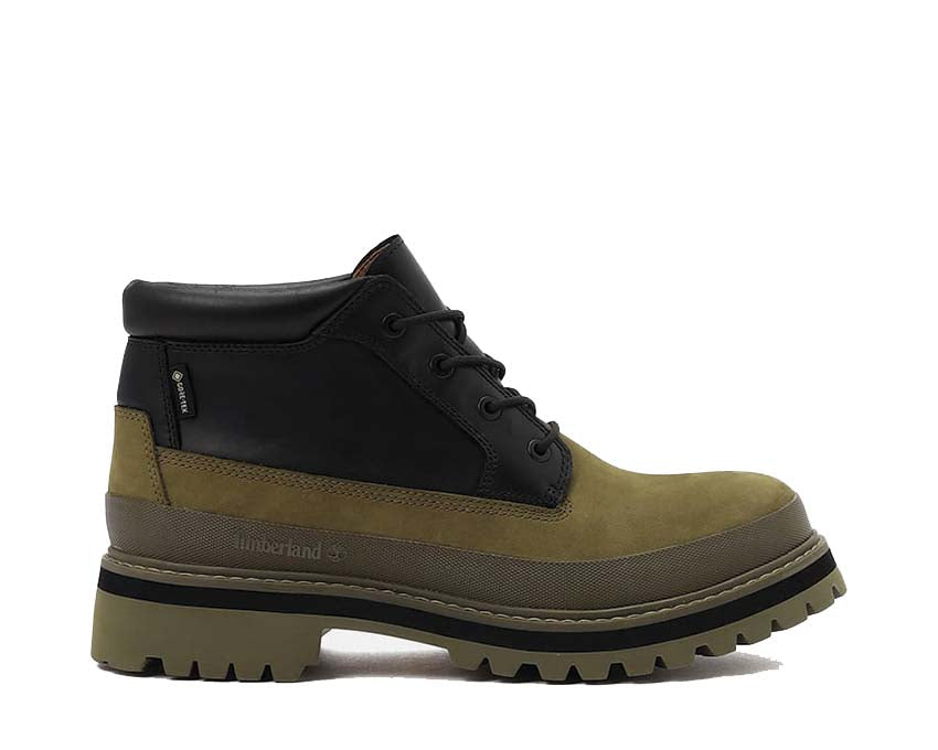 Timberland Premium Mid GTX Chukka Boot Dark Green Nubuck — boot homme Gore-Tex nubuck vert