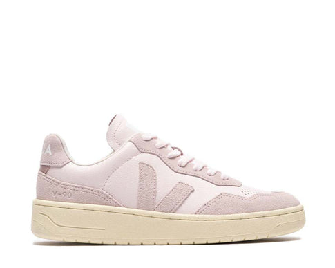 Veja V-90 O.T. Leather Lassi Petale — women's sneaker leather nude pink