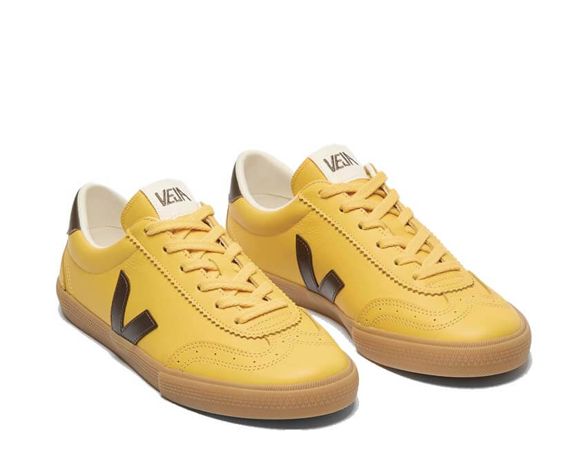Veja Volley Natural Beige vue latérale — canvas naturel doux