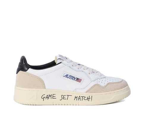 Autry Medalist Low White Natural — men's sneaker white leather vintage sport