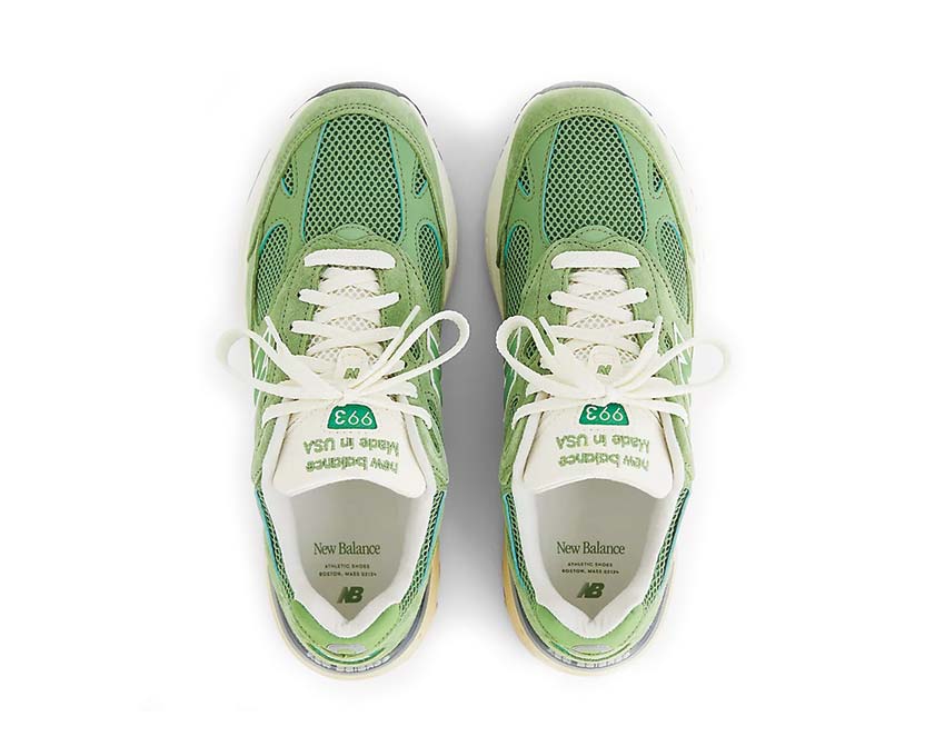 New Balance 993 USA detalle — construcción premium made in USA