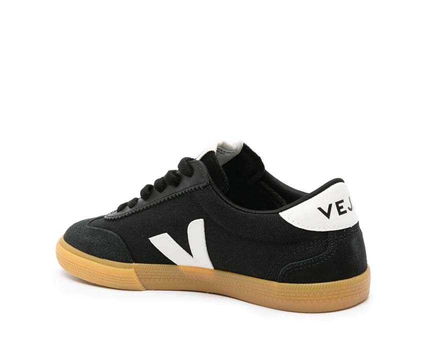Veja Volley Black/White suela — suela caucho vulcanizado