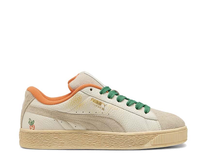 Puma Suede XL Carrots 2 Warm White Rickie Orange — zapatilla hombre ante oversize collab