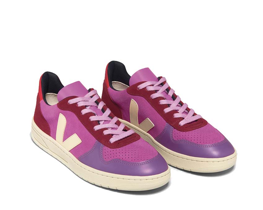 Veja V-10 Suede Multico / Ultraviolet - Calcaire VX0303668A