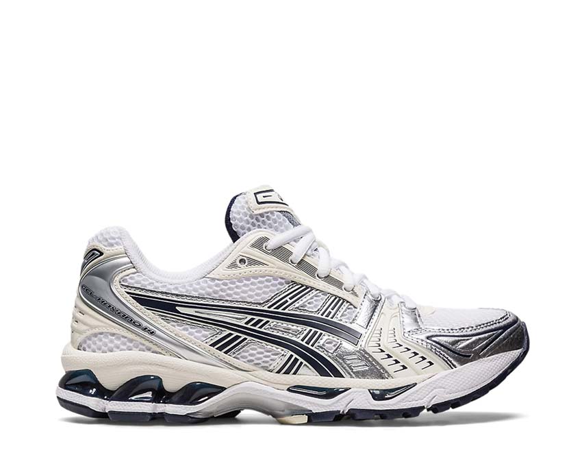 Asics Gel Kayano 14 White Midnight — unisex running Gel Asics cushioning