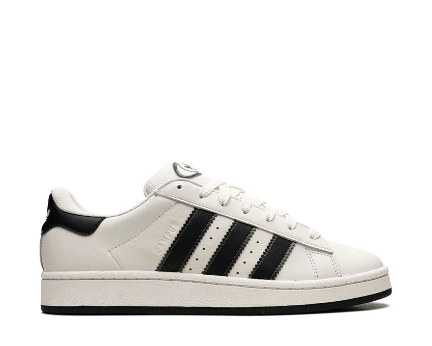 Adidas Campus 00s White Black — zapatilla unisex ante blanco suela goma plana