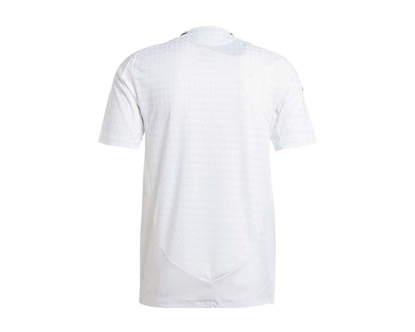 Adidas Real Madrid 24/25 Home Jersey — collar and embroidered crest detail