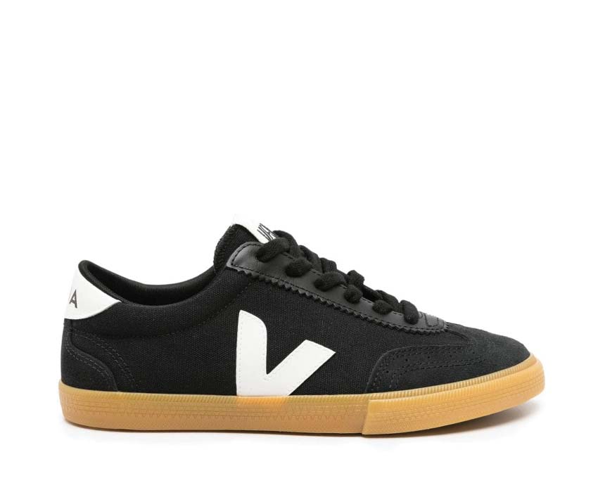 Veja Volley Black/White — zapatilla mujer lona ecológica