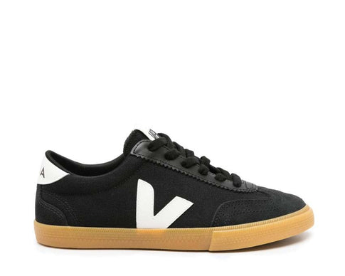 Veja Volley Black/White — zapatilla mujer lona ecológica