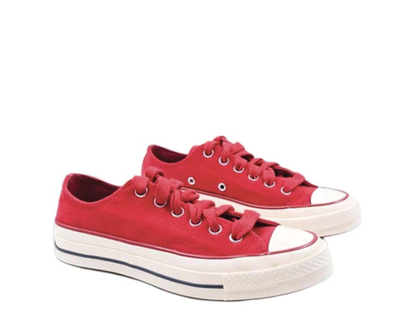 Converse Chuck 70 Days Ahead/Natural Ivory vista lateral — lona marfil natural caña baja
