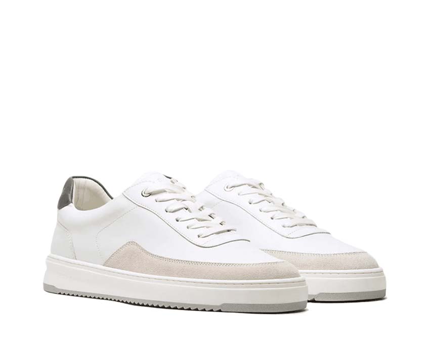 Filling Pieces Mondo Squash Tag vista lateral — cuero negro blanco squash tag