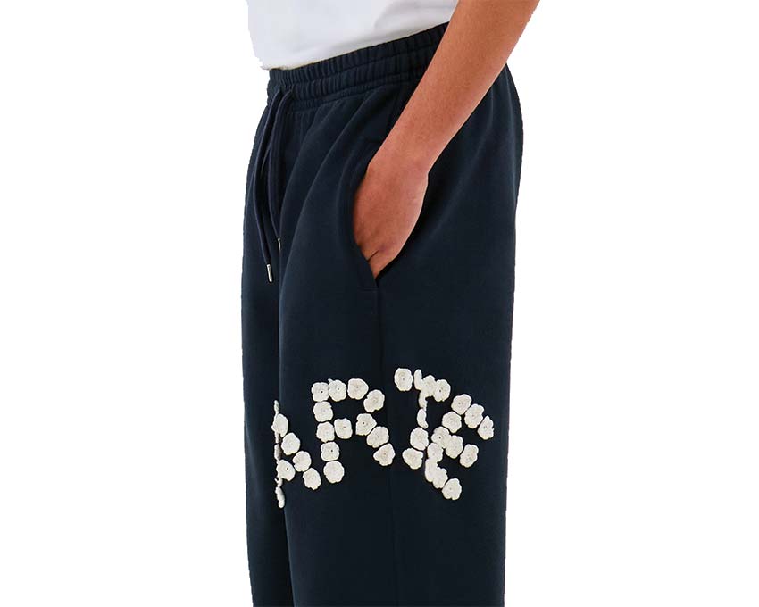 Arte Crochet Flowers Pants Dark détail — motif crochet jambe