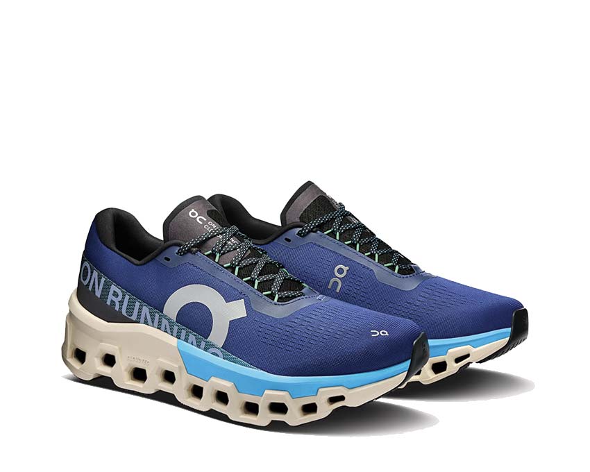 On Cloudmonster 2 Tempest/Horizon Seitenansicht — Dämpfungsprofil Laufschuh