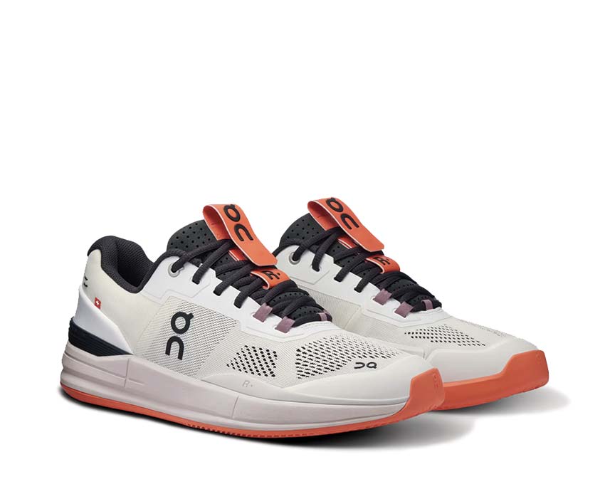 On The Roger Pro Clay White/Lily vista lateral — perfil tennis clay Roger