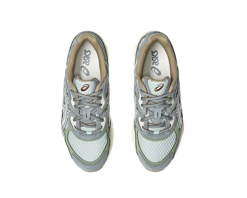 Asics Gel NYC Cold Moss detail — premium material