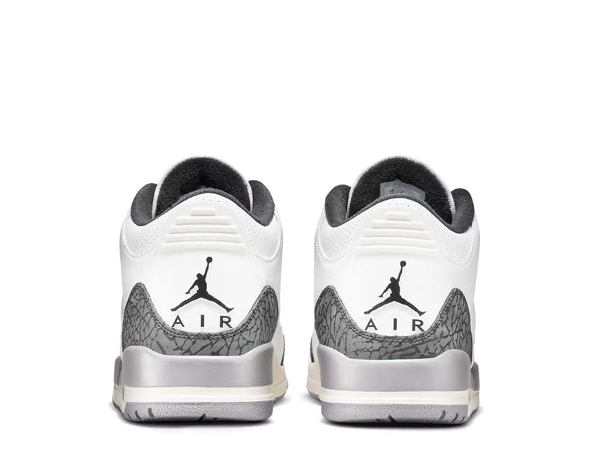 Jordan Air Jordan 3 Retro Cement Grey suela — suela Air visible gris
