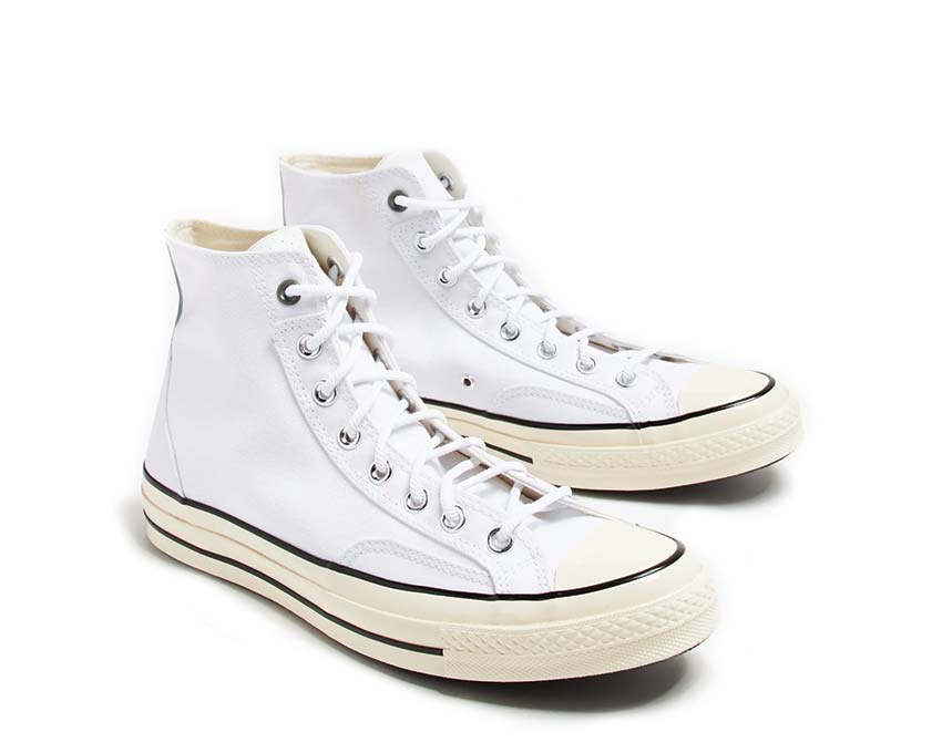 Converse Chuck 70 Hi Optical White vista lateral — caña alta blanco óptico