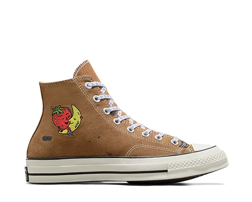 Converse x Sky High Farm Chuck 70 Brown/Egret — zapatilla unisex colaboración workwear