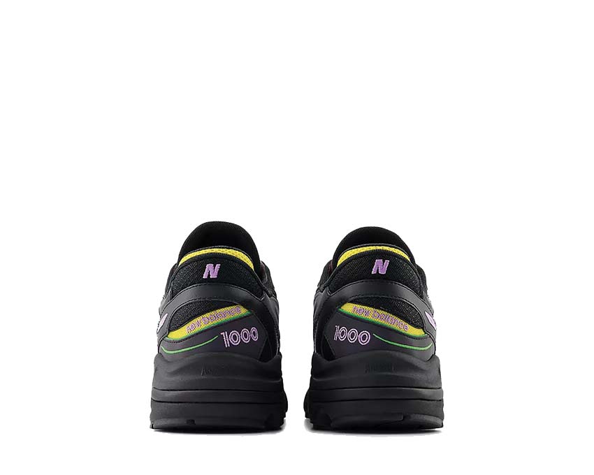 New Balance 1000 Silver Black Honeycomb suela — amortiguación ABZORB suela exterior