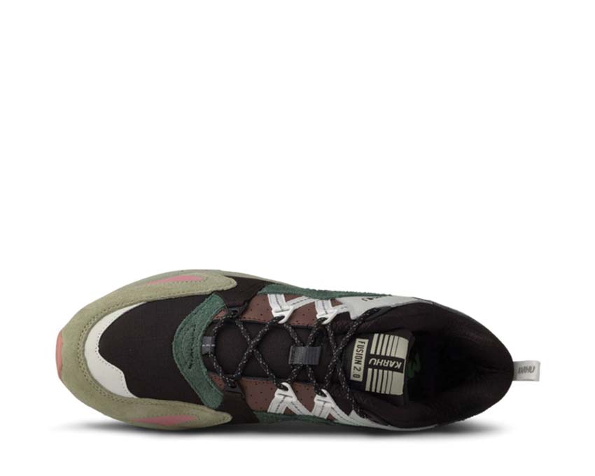 Karhu Fusion 2.0 Multicolore détail — palette multicolore vibrante