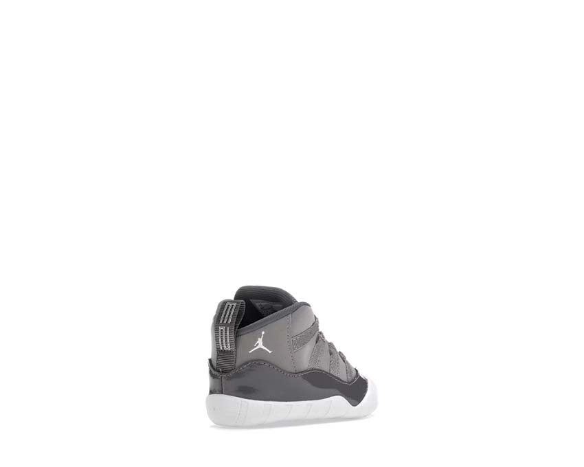 Jordan 11 Baby PS Medium Grey suela — suela translucida Jordan 11 niños